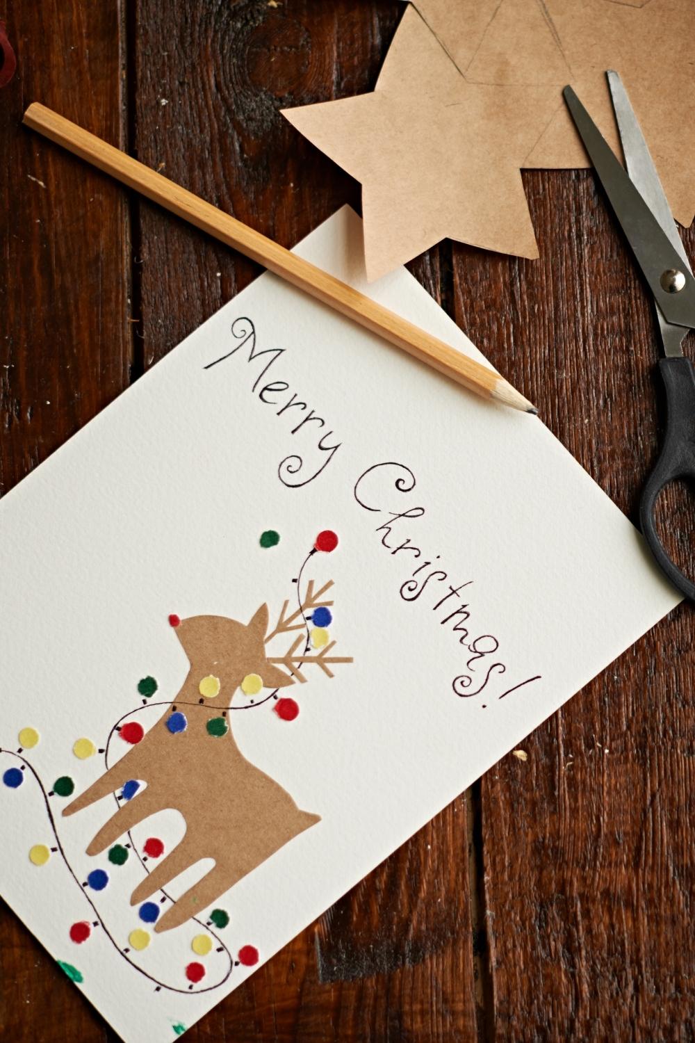 Making Christmas – New Year Postcards