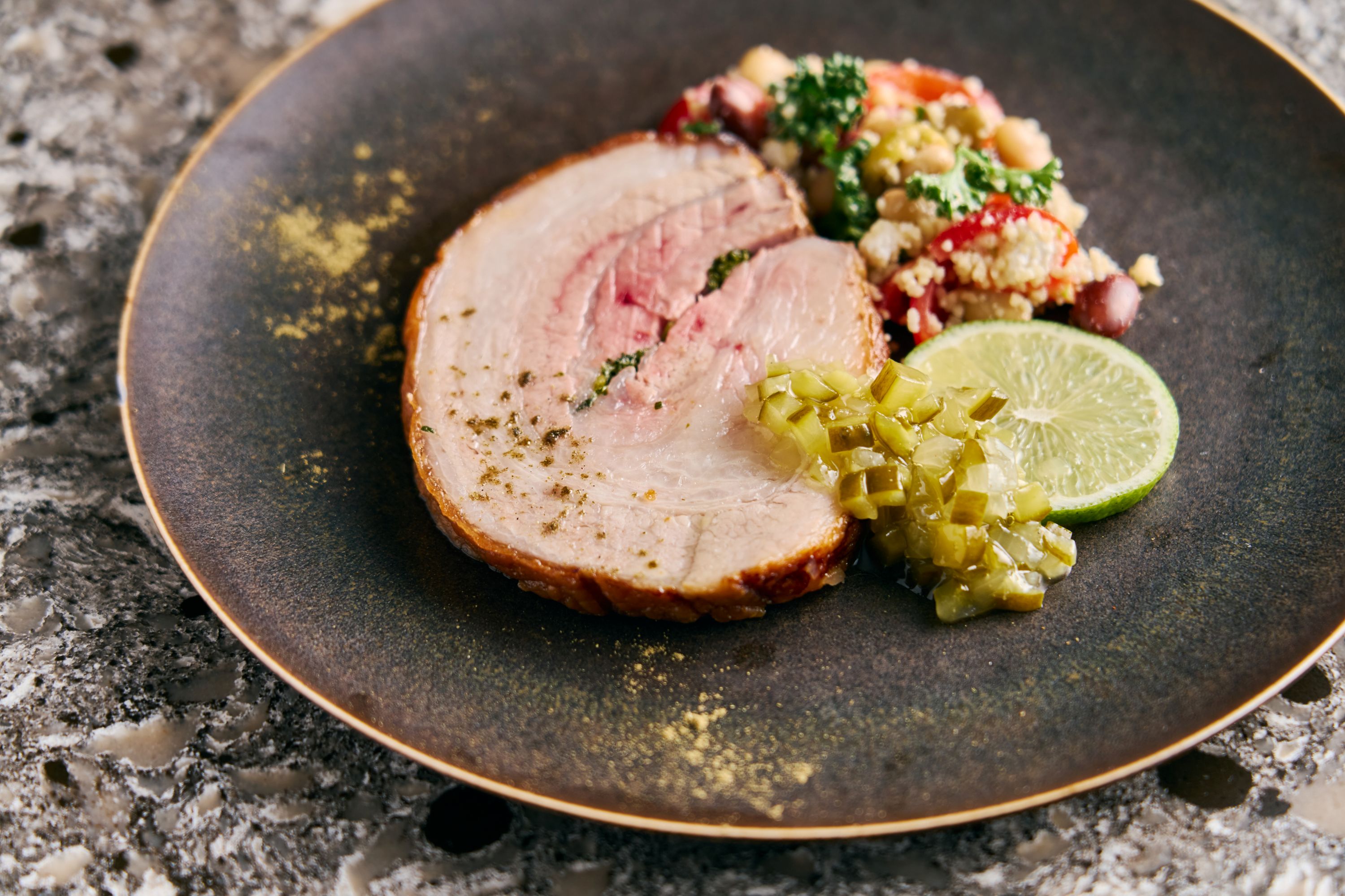 The signature choice Kyo Porchetta