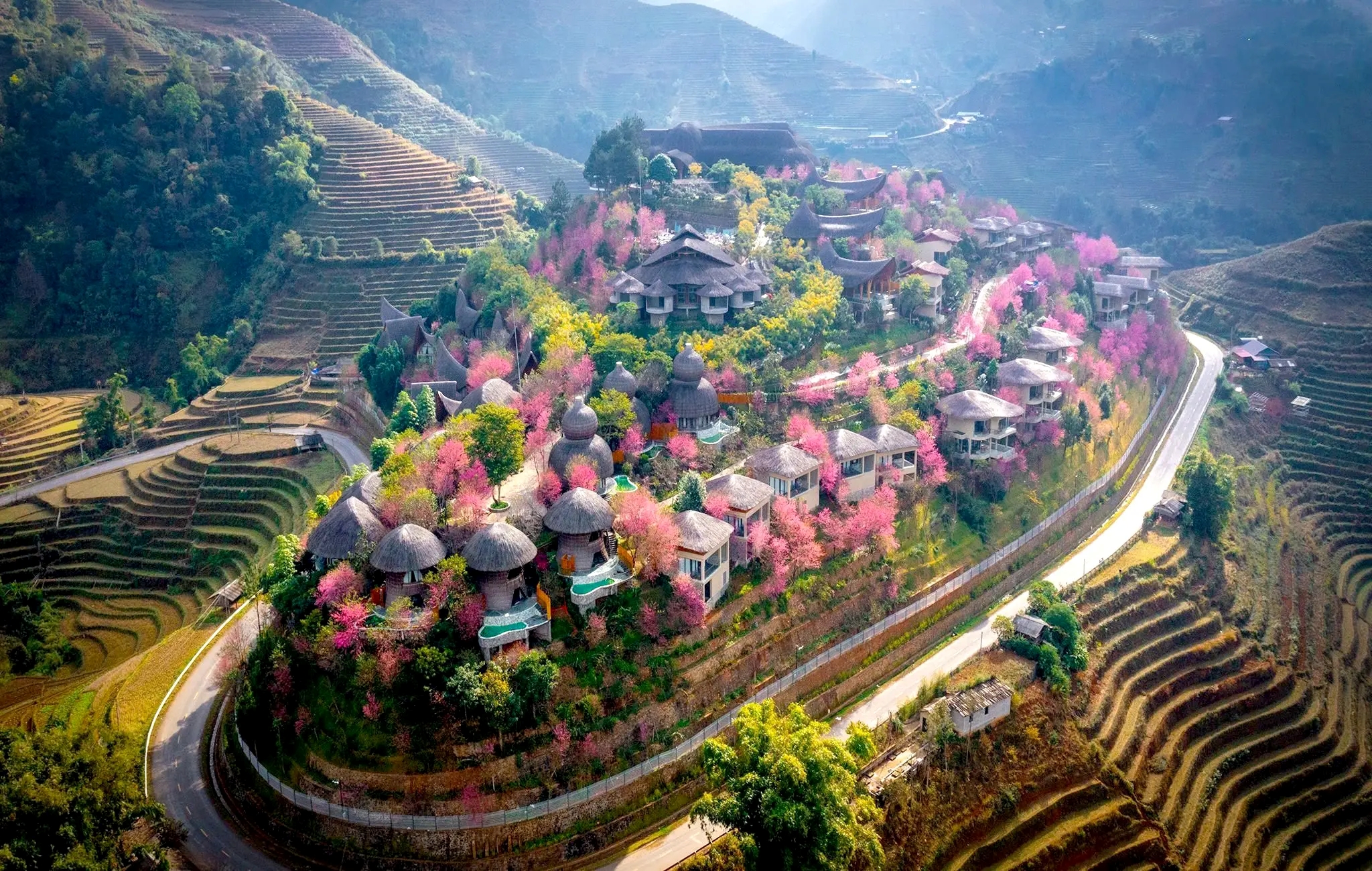 Garrya Mu Cang Chai Aerial